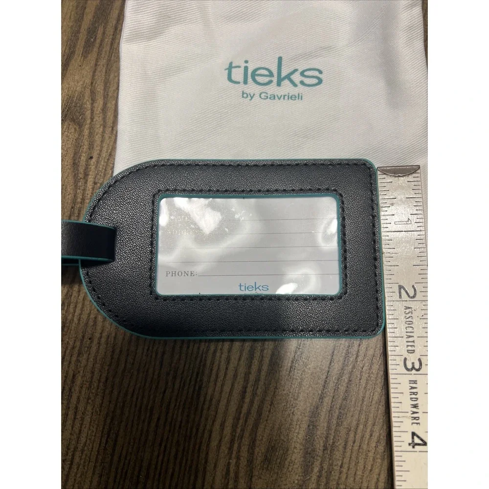 Tieks Black‎ Leather Luggage Tag from 2025 Advent Calendar